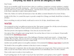 30-Day Urban Survival Guide