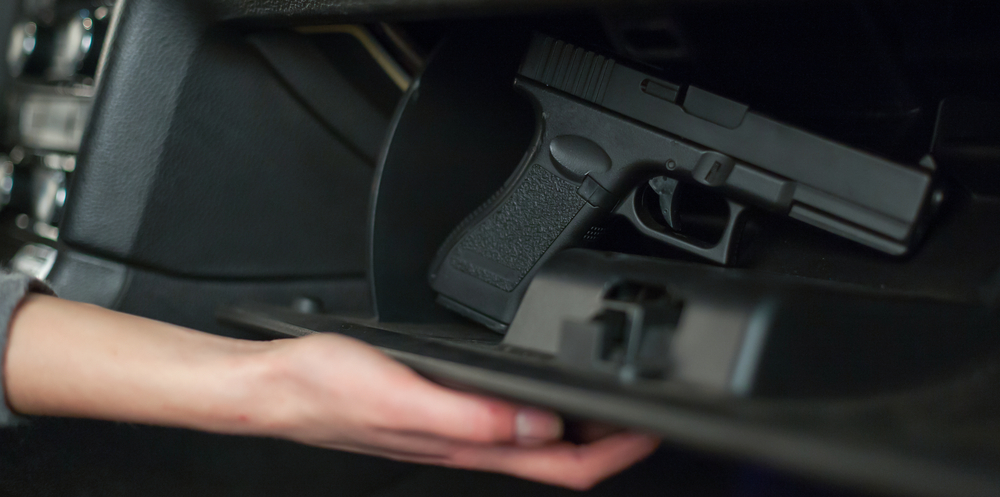 Death match: Man with pistol vs. work truck