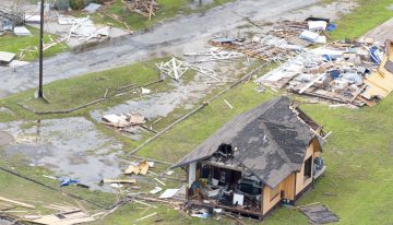 Military vet dives out window to escape deadly storm surge
