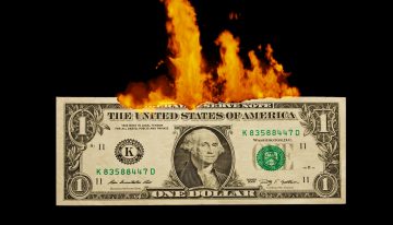 Vietnam vet burns dollar bills to stay alive