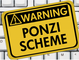 PONZI SCHEMES ARE ON THE RISE