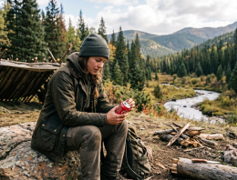 Surviving in the wild on a can of soda